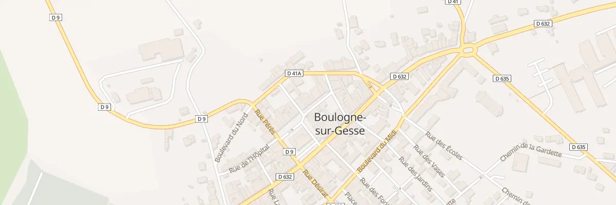 Plan du 3 Rue de l’Abattoir à Boulogne-sur-Gesse