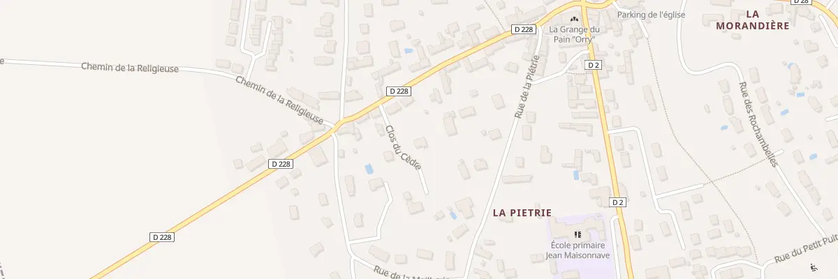 Plan du 16 Rue Anna et Gaston Dubois à Rouziers-de-Touraine