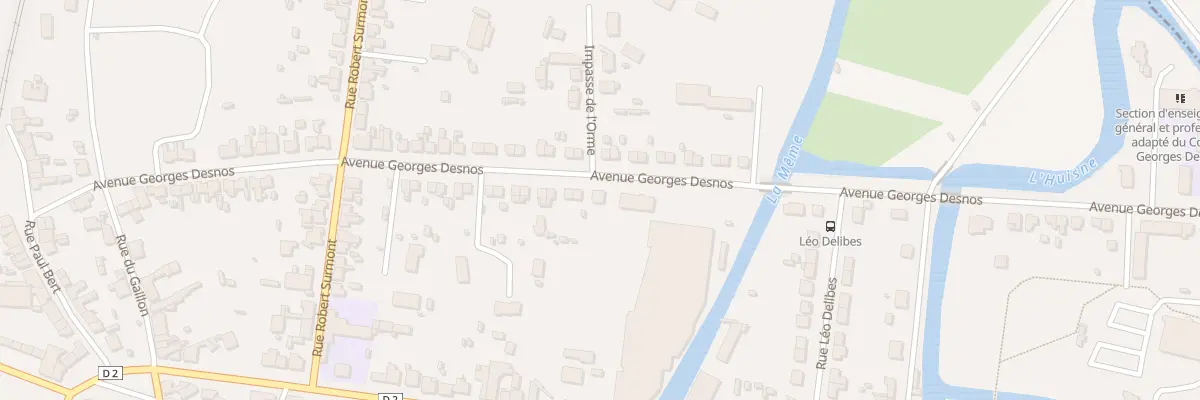 Plan du 32T Av Georges Desnos à La Ferté-Bernard