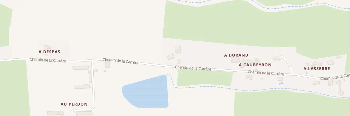Plan du 604 Che de la Carrère à Moncorneil-Grazan