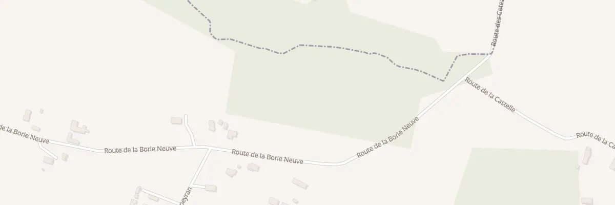 Plan du 10 Rte de Borie Neuve à Cause-de-Clérans