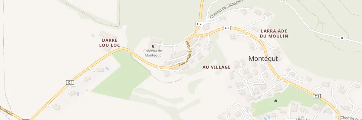 Plan du 1 Pas de l’Ancienne Forge à Montégut