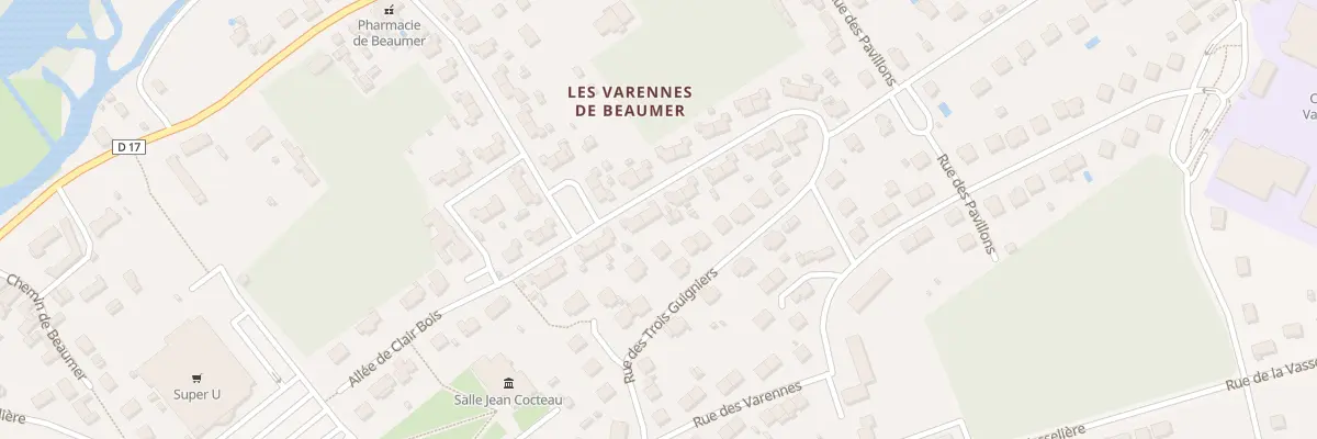 Plan du 41 Rue de la Résidence Beaumer à Monts