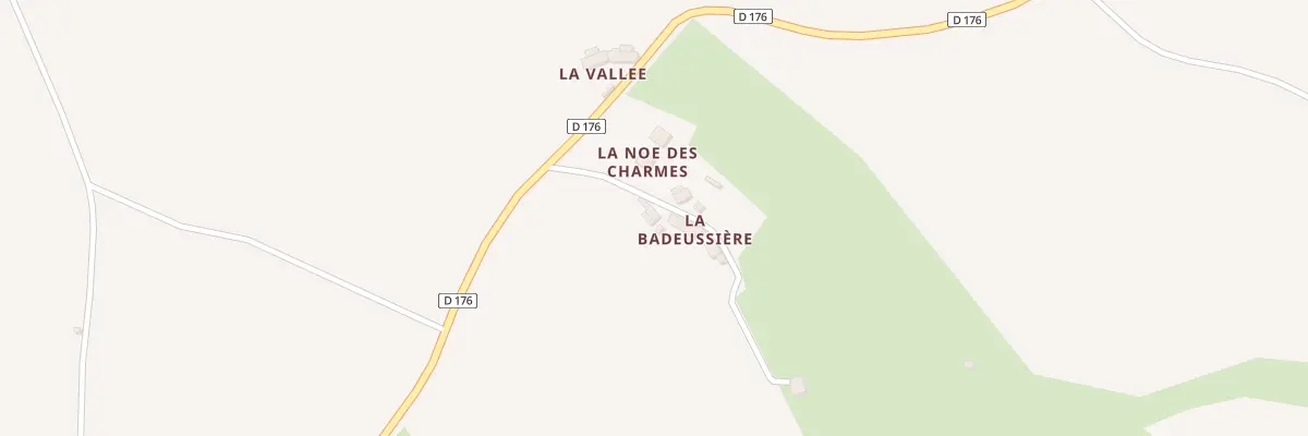 Plan du 5112A La Badeussiere à Cogners