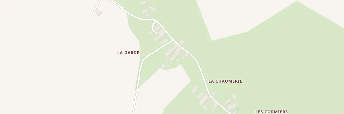 Plan du 5186 La Garde à Chenevelles