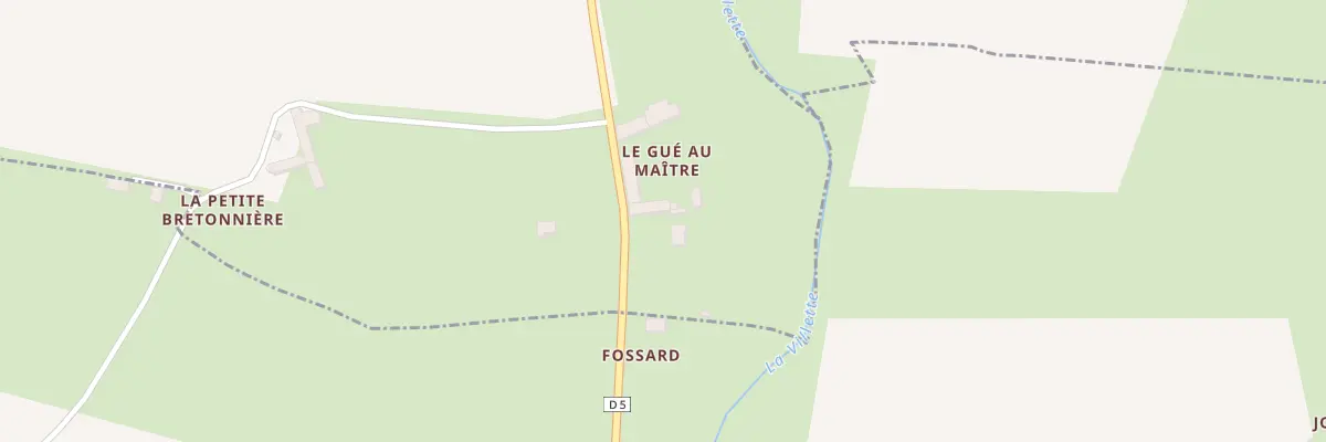 Plan du 2 Le Gue-Au-Maitre à Courgeon