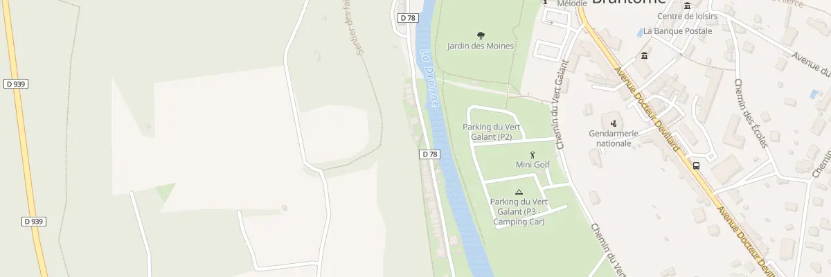 Plan du 31 Av Pierre de Bourdeilles à Brantôme en Périgord