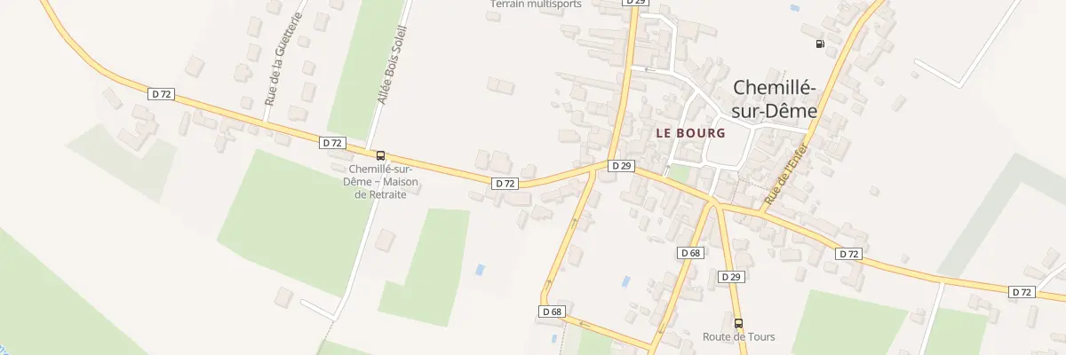 Plan du 5 Rue de l’Aubinerie à Chemillé-sur-Dême