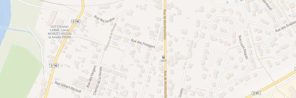 Plan du 16 Rue de Chantegrioux à Chauvigny