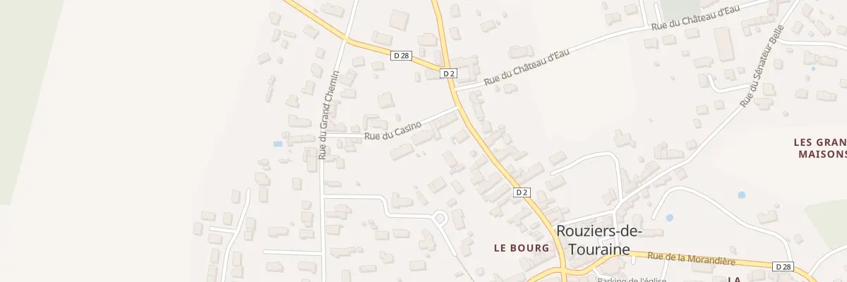 Plan du 4 Rue du Casino à Rouziers-de-Touraine