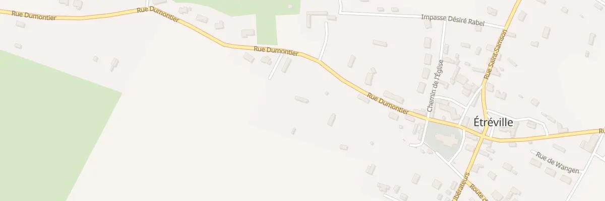Plan du 303 Rue Dumontier à Étréville