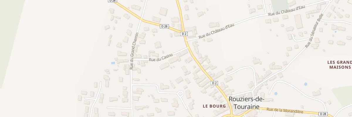 Plan du 2 Rue du Casino à Rouziers-de-Touraine