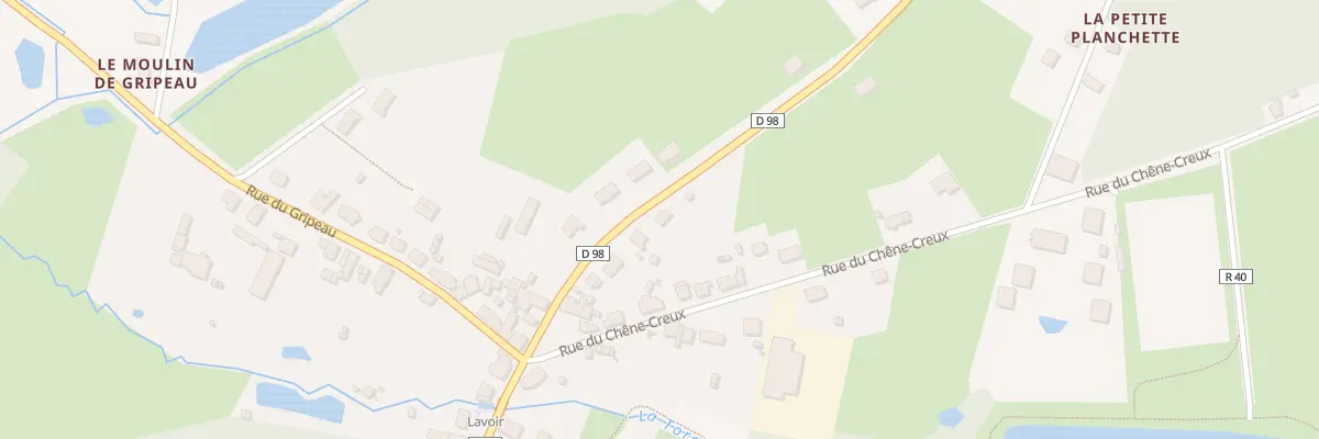 Plan du 14 Rue de L Aumonerie à Lavaré