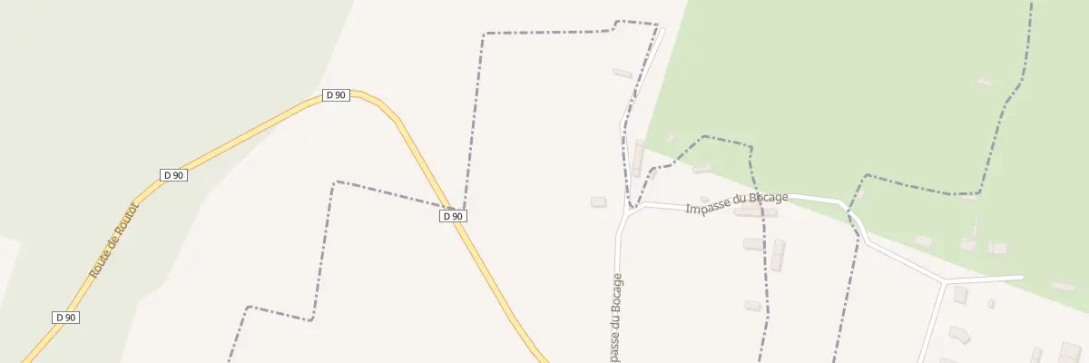 Plan du 271 Imp du Bocage à Étréville