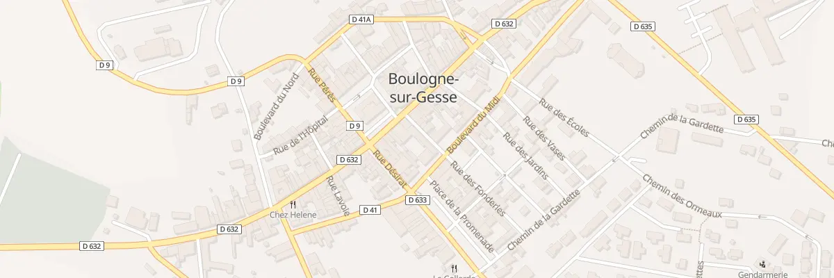 Plan du 4 Rue de l’Eglise à Boulogne-sur-Gesse