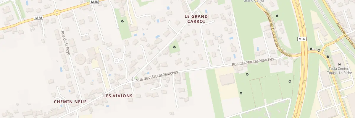 Plan du 115 Rue des Hautes Marches à La Riche
