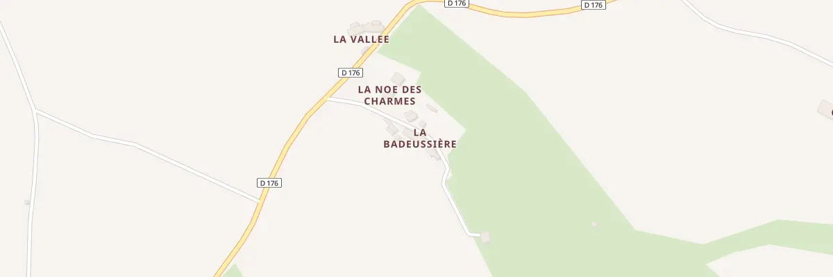 Plan du 5112 La Badeussiere à Cogners