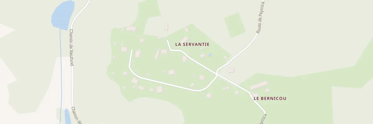 Plan du 28 La Servantie à Beauregard-et-Bassac