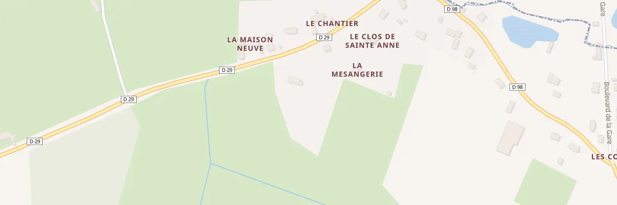 Plan du 5214 Le Champ de Bouer à Bouër