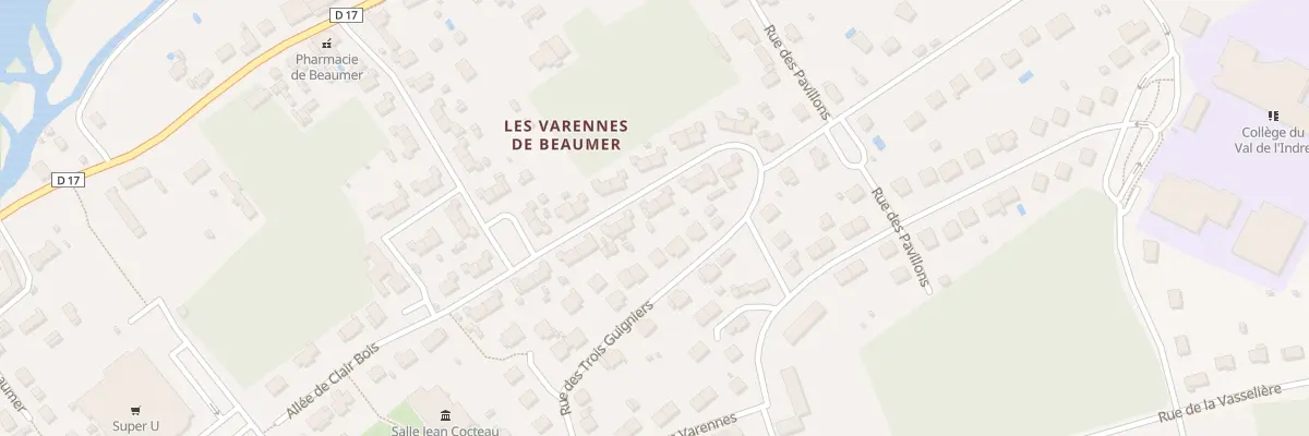 Plan du 47 Rue de la Résidence Beaumer à Monts