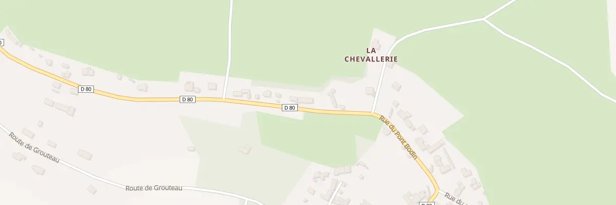 Plan du 144 La Chevallerie à Villedieu-le-Château