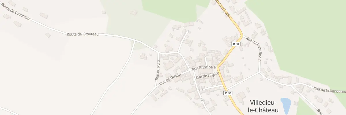 Plan du 5 Rue du Vieux Château à Villedieu-le-Château