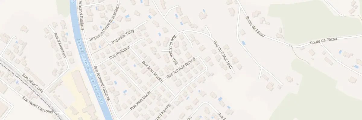 Plan du 9 Rue Aristide Briand à Bon-Encontre