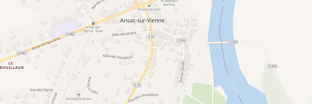 Plan du 11 Rte de Manot à Ansac-sur-Vienne