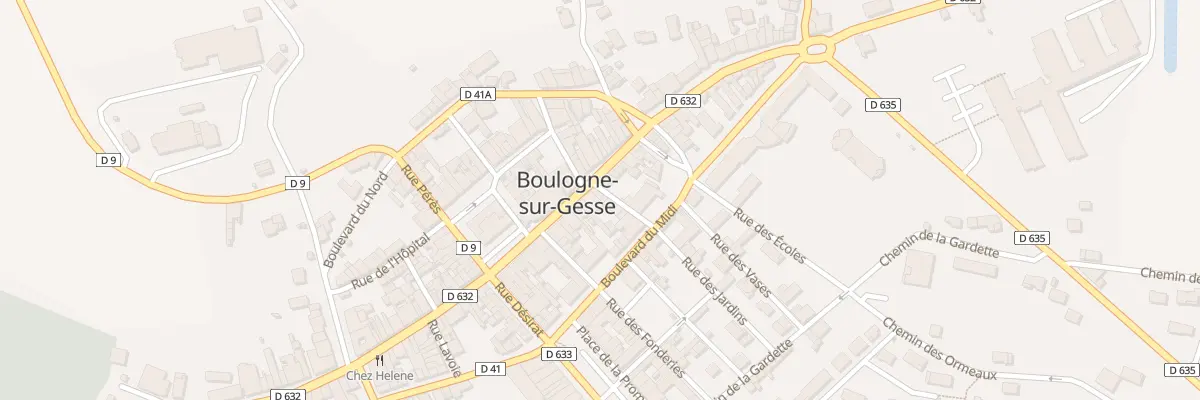 Plan du 4 Rue des Fossés à Boulogne-sur-Gesse