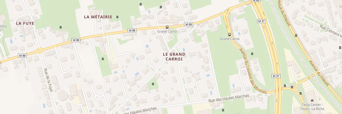 Plan du 12 Rue du Grand Carroi à La Riche