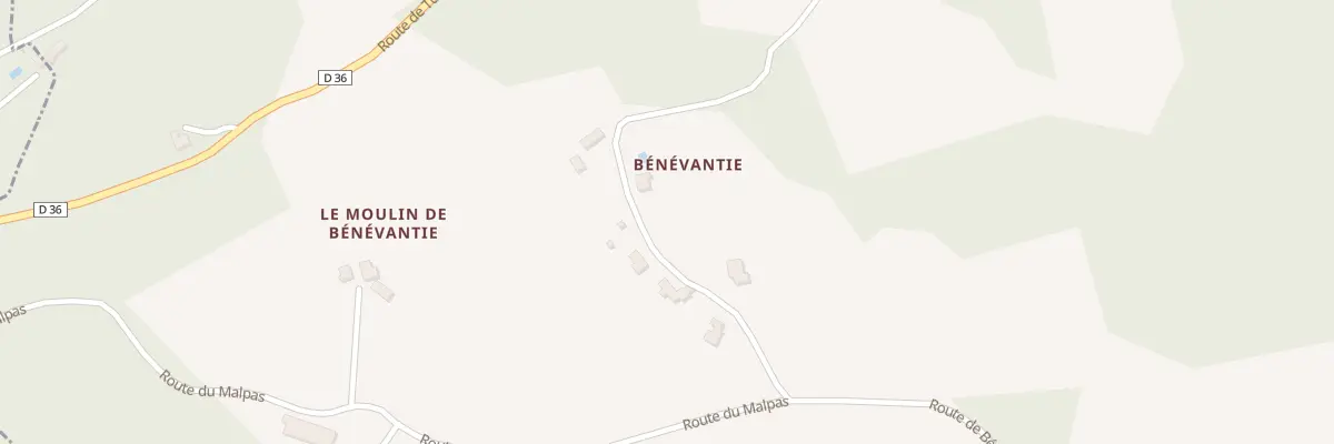 Plan du 21 Benevantie à Cause-de-Clérans