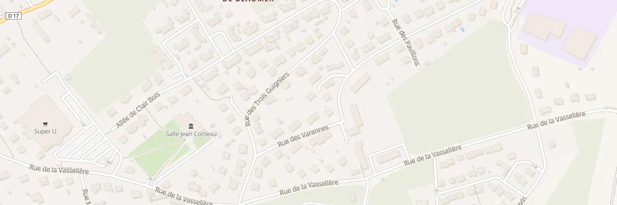Plan du 3 Imp Van Vooren à Monts