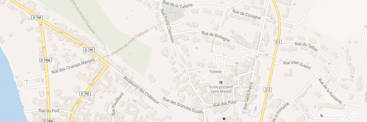 Plan du 26 Rue Porte Chevreau à Chauvigny