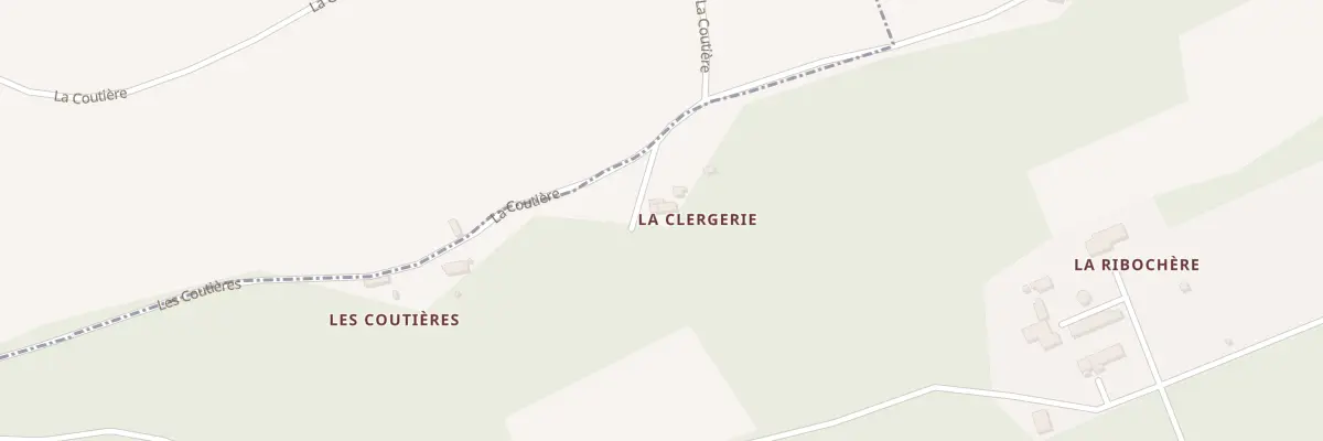 Plan du 298 La Clergerie à Villedieu-le-Château