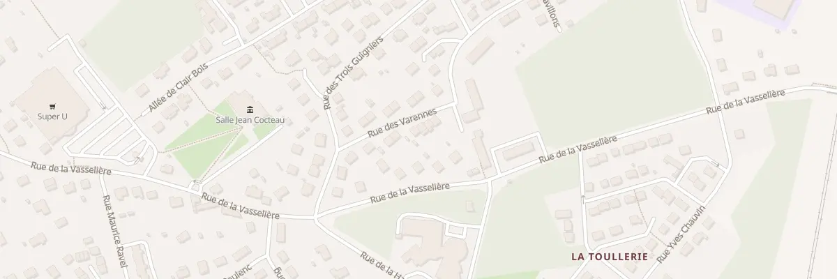 Plan du 9 Rue des Varennes à Monts