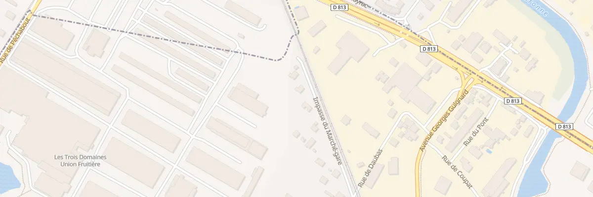 Plan du 11 Imp du Marche Gare à Boé