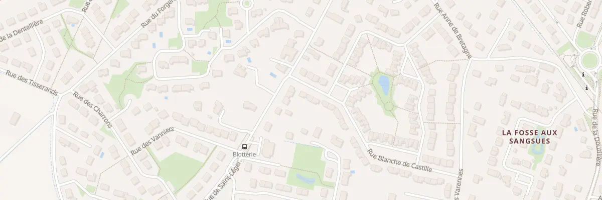Plan du 50 Rue Blanche de Castille à Joué-lès-Tours