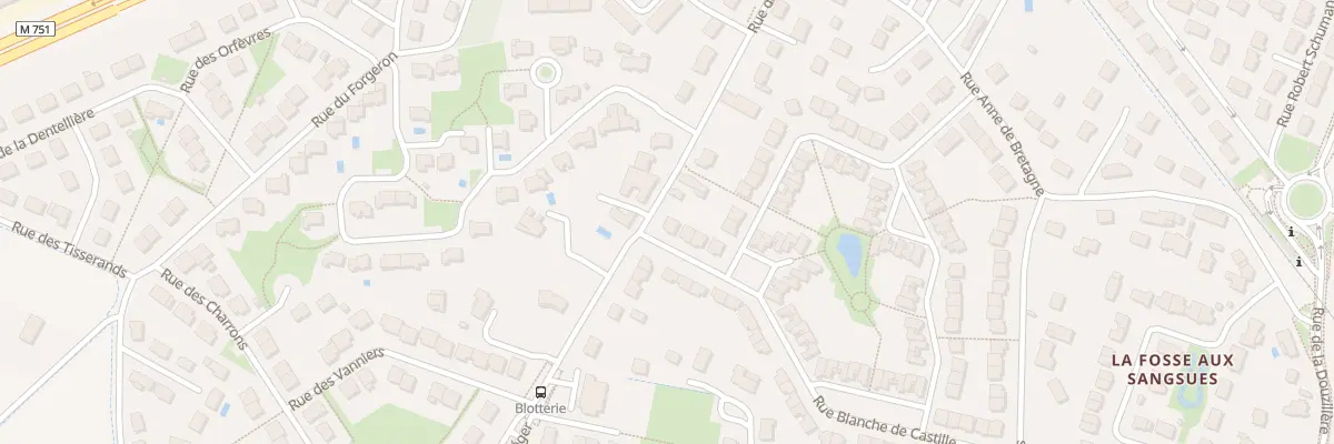 Plan du 65 Rue Blanche de Castille à Joué-lès-Tours