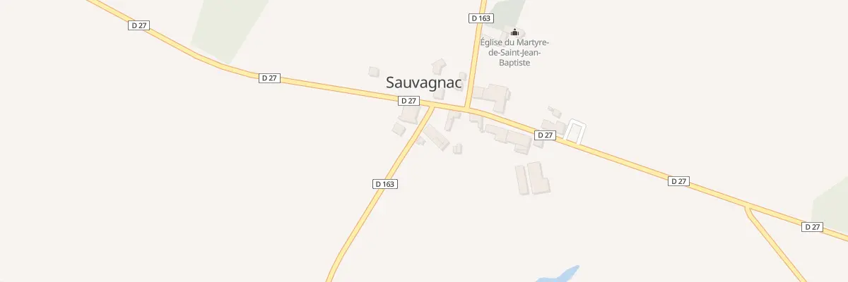 Plan du 5028 Le Bourg à Sauvagnac