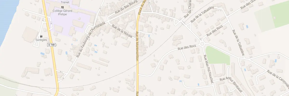 Plan du 17 Rue de Montmorillon à Chauvigny