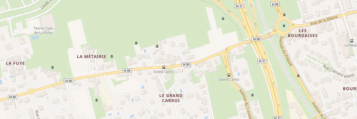 Plan du 27 Rte de Saint-Genouph à La Riche