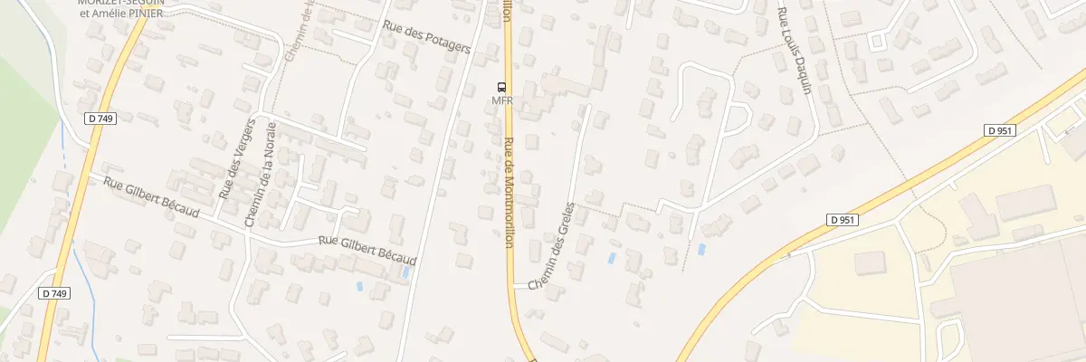 Plan du 55 Rue de Montmorillon à Chauvigny
