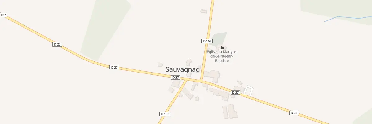 Plan du 5042 Landes de la Graville à Sauvagnac