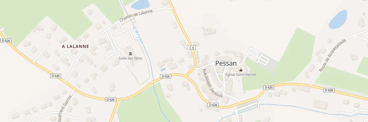 Plan du 19 Rte de Montégut à Pessan