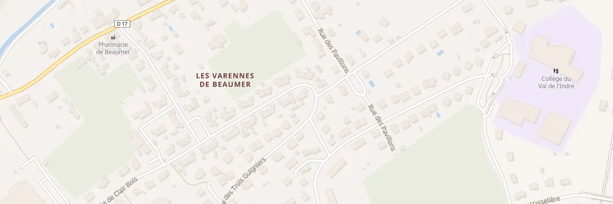 Plan du 55 Rue de la Résidence Beaumer à Monts