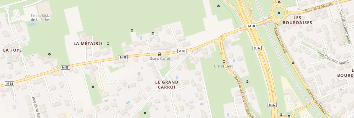 Plan du 3 Rue du Grand Carroi à La Riche