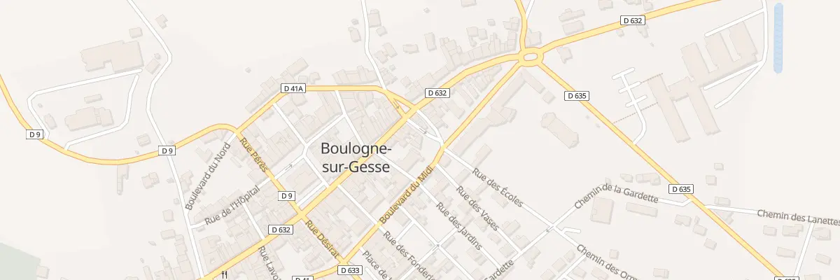Plan du 4 Rue des Platanes à Boulogne-sur-Gesse