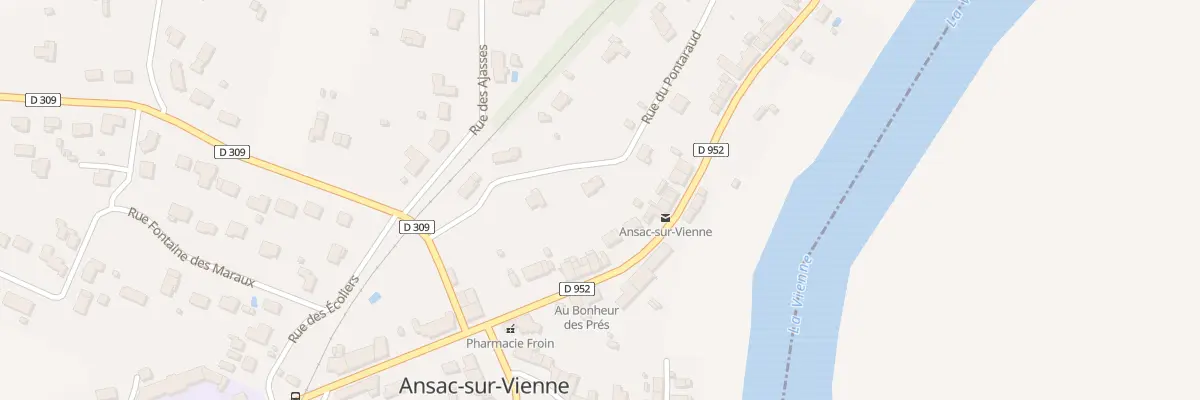 Plan du 6 Rue du Pontaraud à Ansac-sur-Vienne