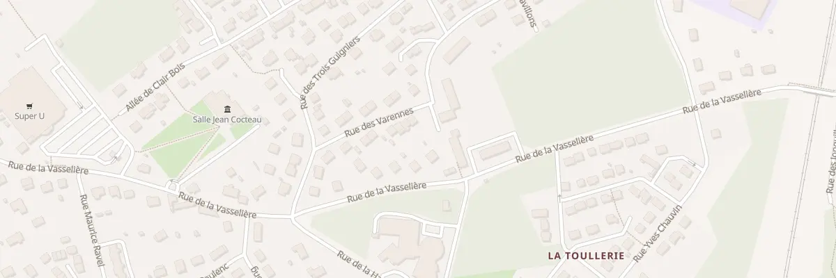 Plan du 13 Rue des Varennes à Monts
