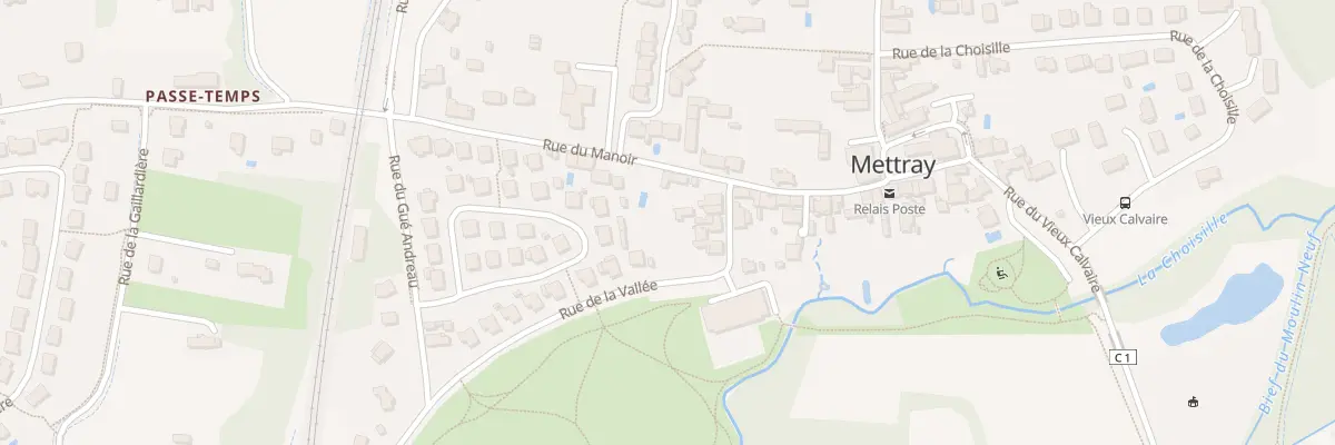 Plan du 4 Rue de la Vallée à Mettray